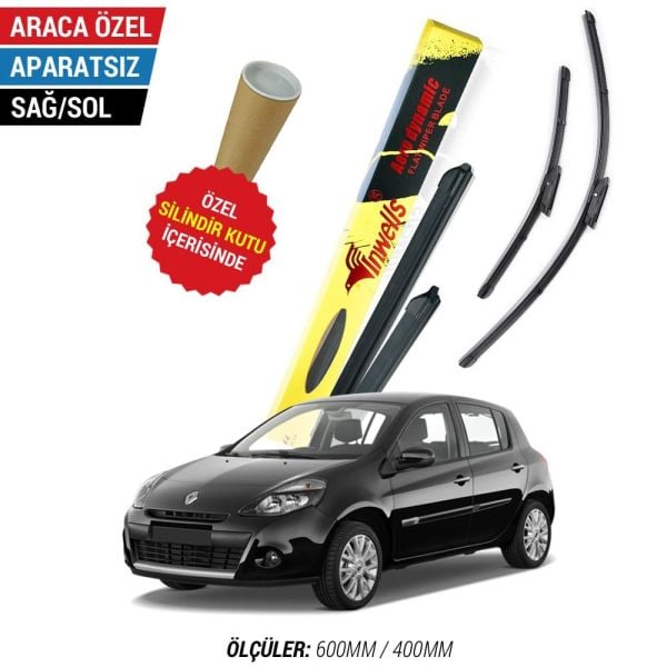 Renault Clio 3 İnwells Muz Silecek Takımı (2006-2011)
