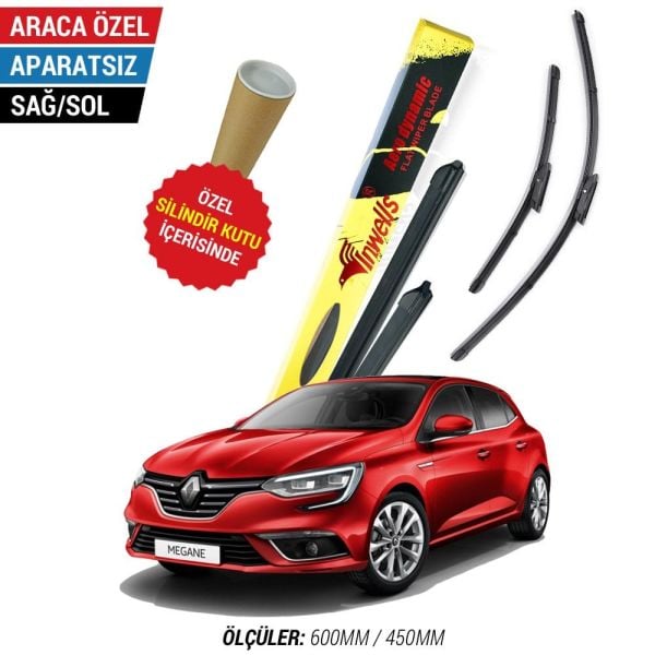 Renault Megane 4 İnwells Muz Silecek Takımı (2016-2024)