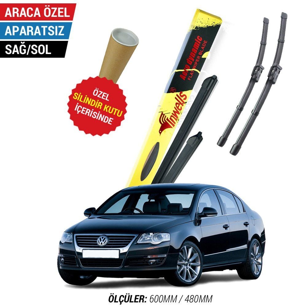 VW Passat İnwells Muz Silecek Takımı (2006-2010 B6)
