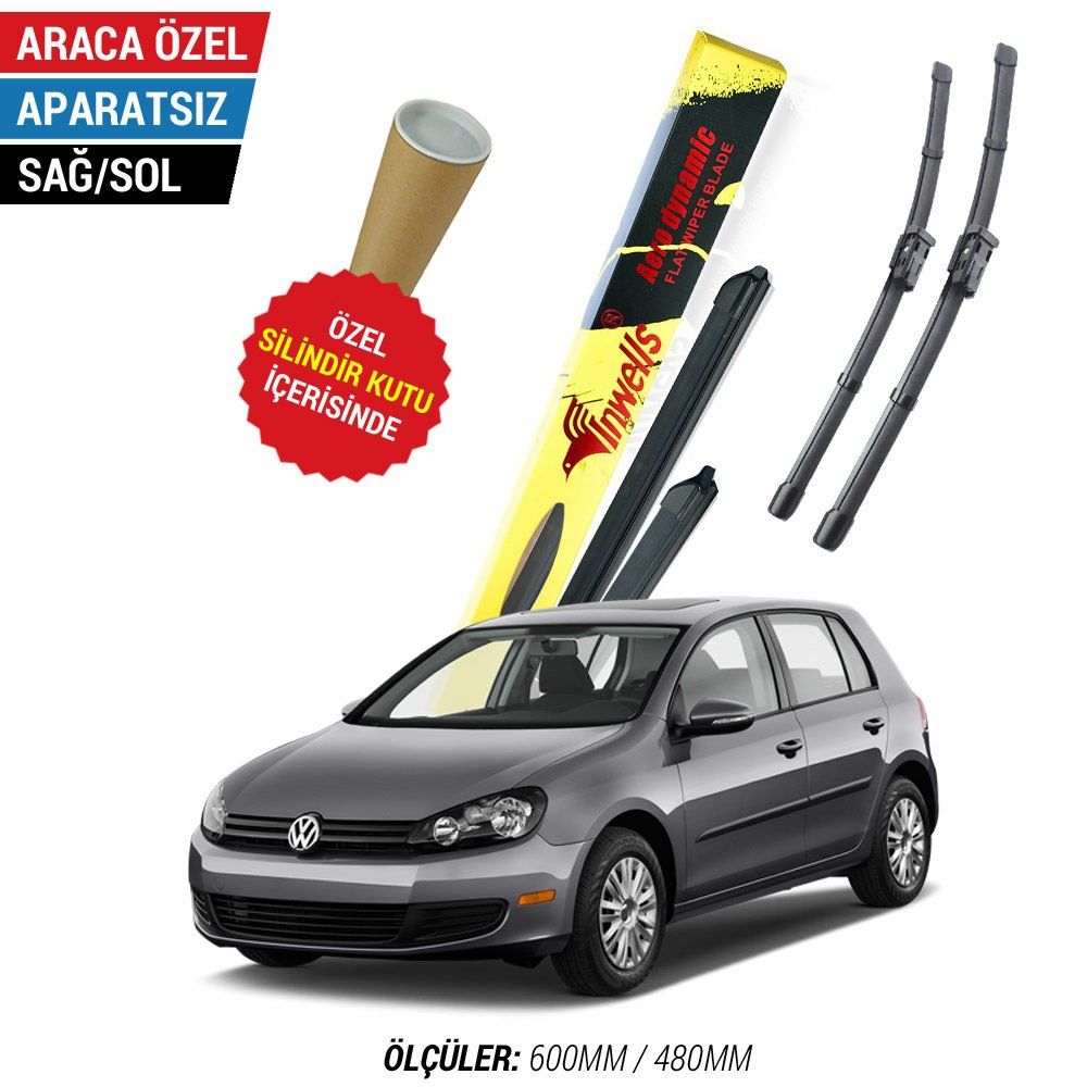 VW Golf 6 İnwells Muz Silecek Takımı (2009-2012)