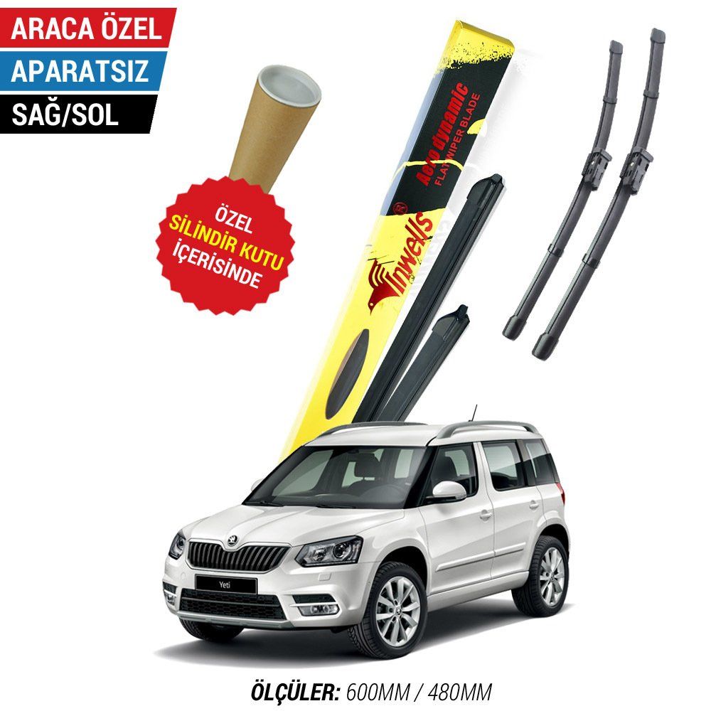 Skoda Yeti İnwells Muz Silecek Takımı (2009-2016)