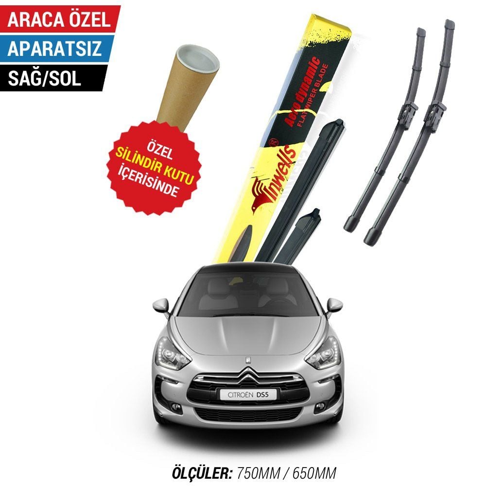 Citroen DS5 İnwells Muz Silecek Takımı (2011-2015)