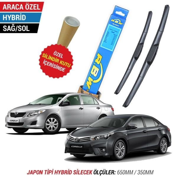 Toyota Corolla Silecek Takımı (2007-2018) Rbw Hybrid