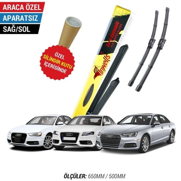 Audi A4 İnwells Muz Silecek Takımı (2008-2024)