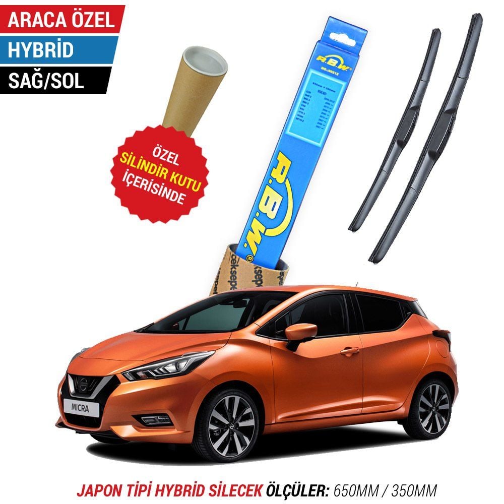 Nissan Micra Silecek Takımı (2019-2022) Rbw Hybrid