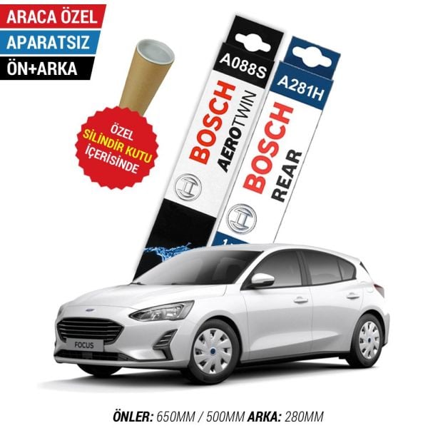 Ford Focus 4 Ön Arka Silecek (2019-2024) Bosch Aerotwin