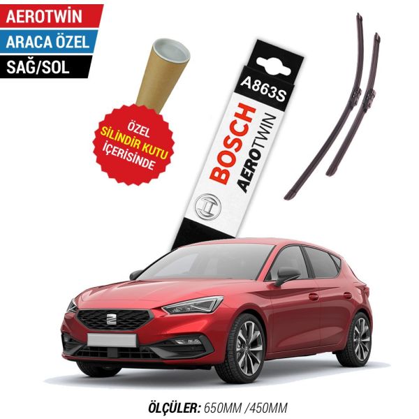 Seat Leon Silecek Takımı (2021-2023) Bosch Aerotwin A863S