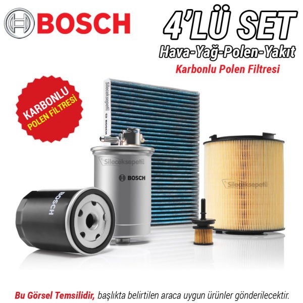 VW Polo 1.4 TDI Bosch Filtre Bakım Seti (2005-2008)