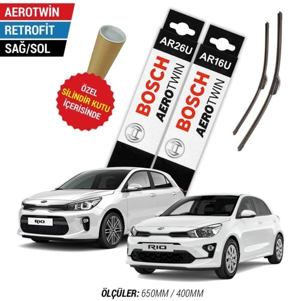 Kia Rio Silecek Takımı (2017-2021) Bosch Aerotwin