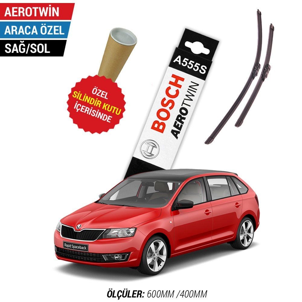 Skoda Rapid Spaceback Silecek (2013-2019) Bosch Aerotwin A555S