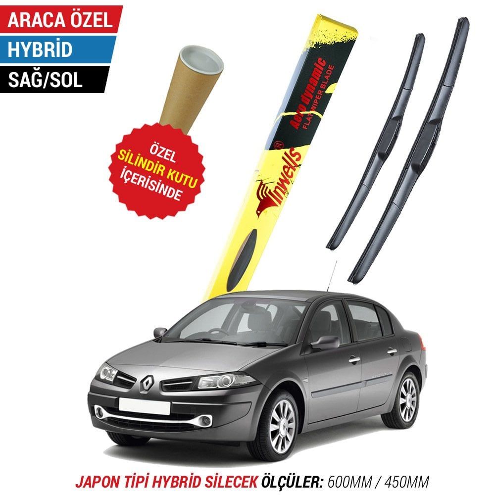 Renault Megane 2 İnwells Hybrid Silecek Takımı (2003-2005)