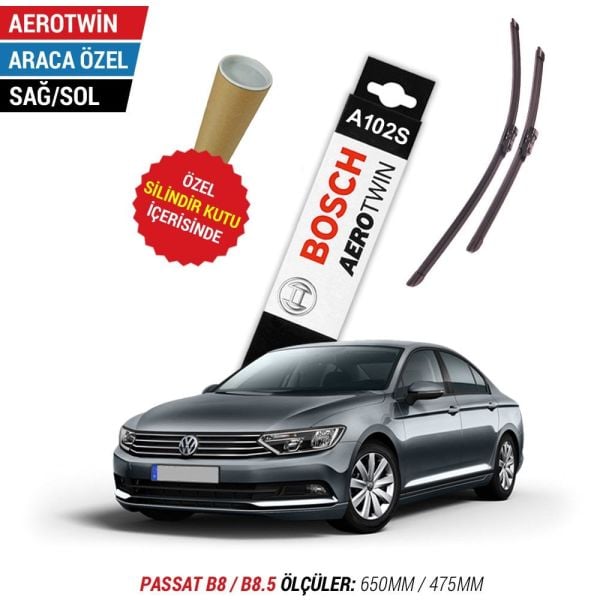 VW Passat Silecek Takımı (2015-2022) Bosch Aerotwin A102S