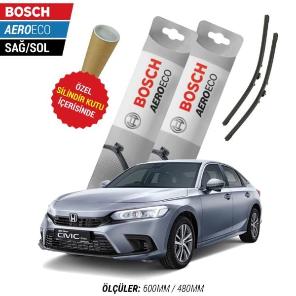 Honda Civic Muz Silecek (2022-2024 FE) Bosch Aeroeco