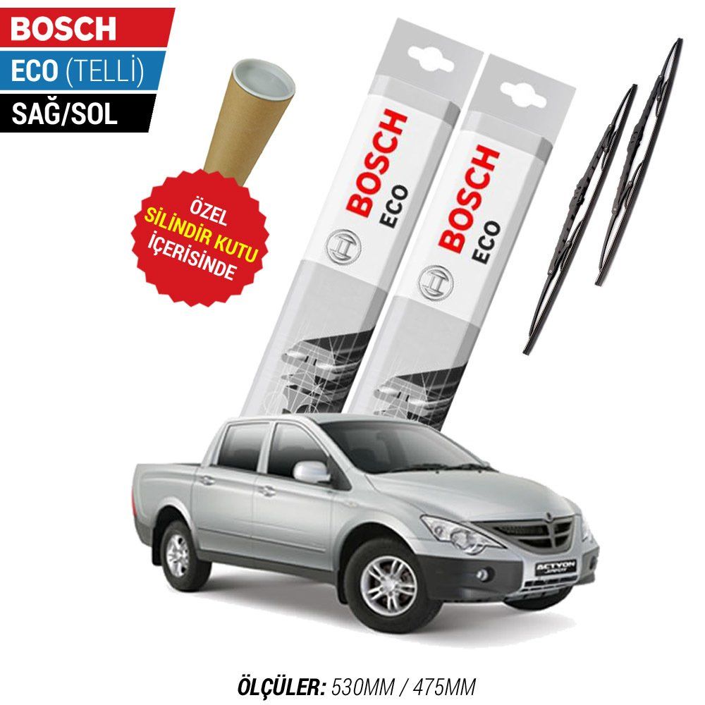 Ssangyong Actyon Sports Silecek Takımı (2008-2011) Bosch Eco