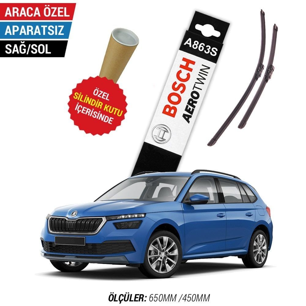 Skoda Kamiq Silecek Takımı (2020-2024) Bosch Aerotwin A863S