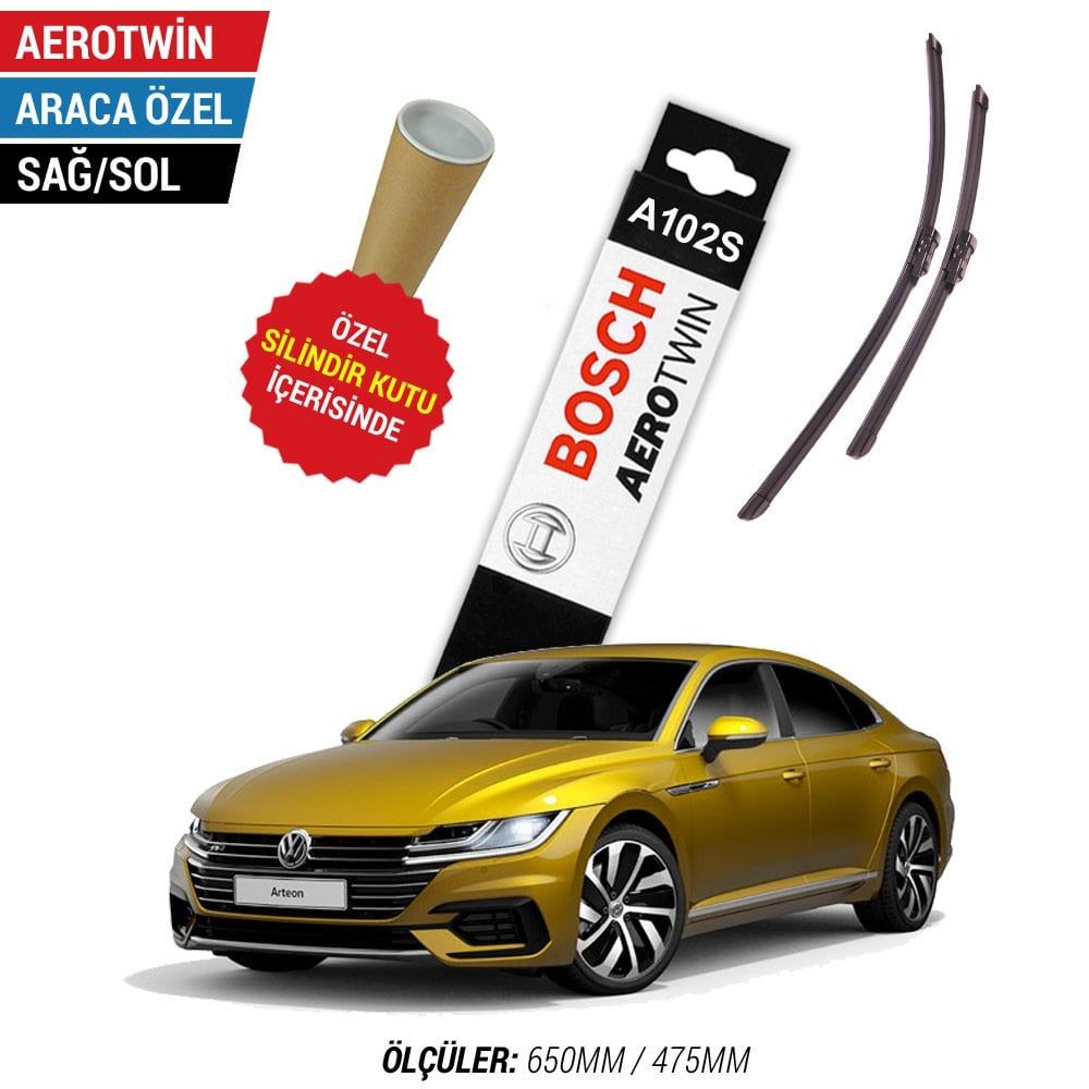 Volkswagen Arteon Silecek (2017-2023) Bosch Aerotwin A102S